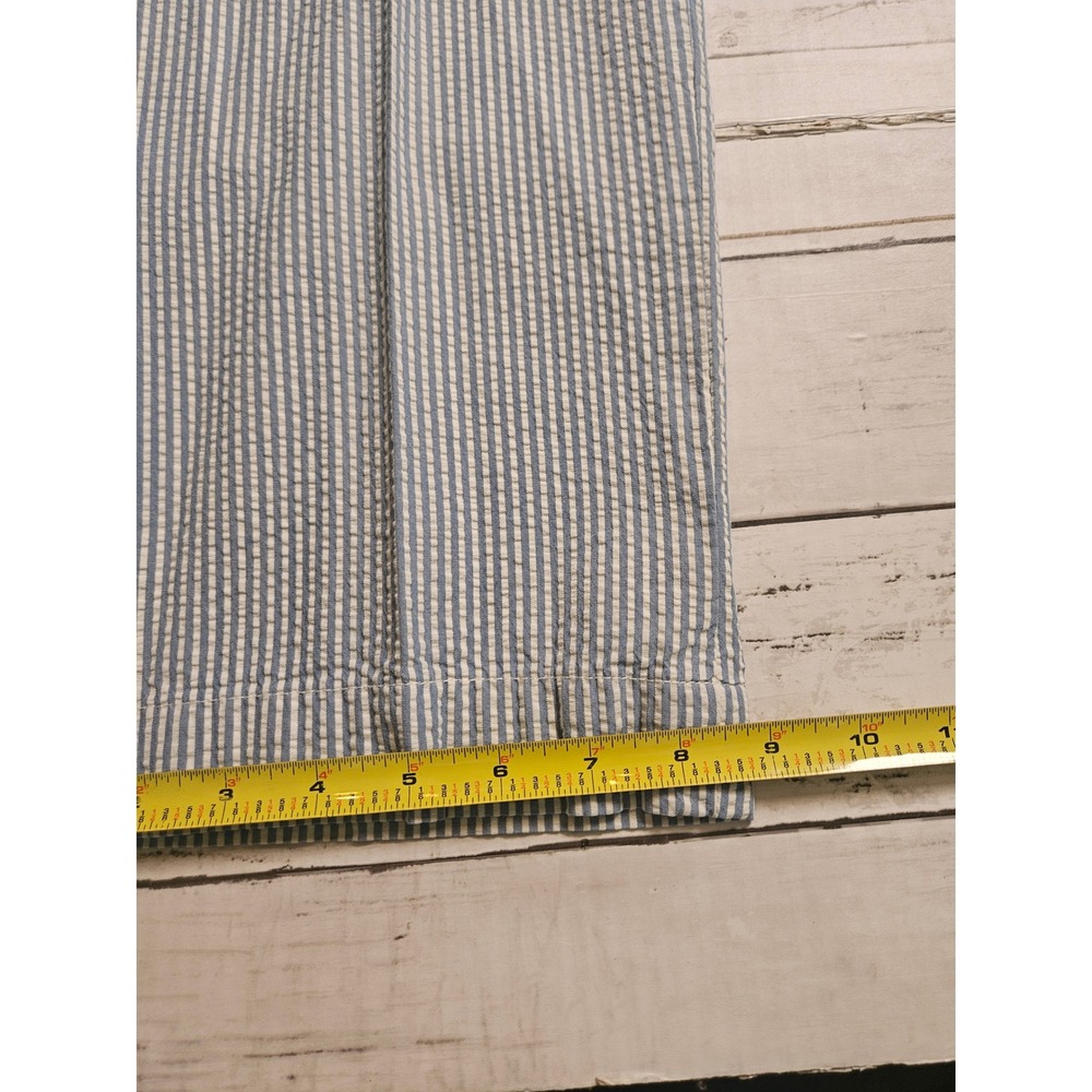 Polo Ralph Lauren Mens Blue White Seersucker Striped Cotton Pants 36/30 Preppy - Picture 5 of 13
